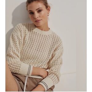 Varley by Anthropologie Azores Sweater Sweater Birch Sz S